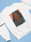 Wodaabe Woman Sweatshirt -Jacob Green Designs