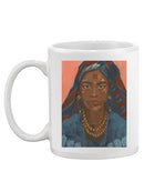 Wodaabe Woman Mug -Jacob Green Designs