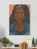 Wodaabe Woman Wall Art -Jacob Green Designs