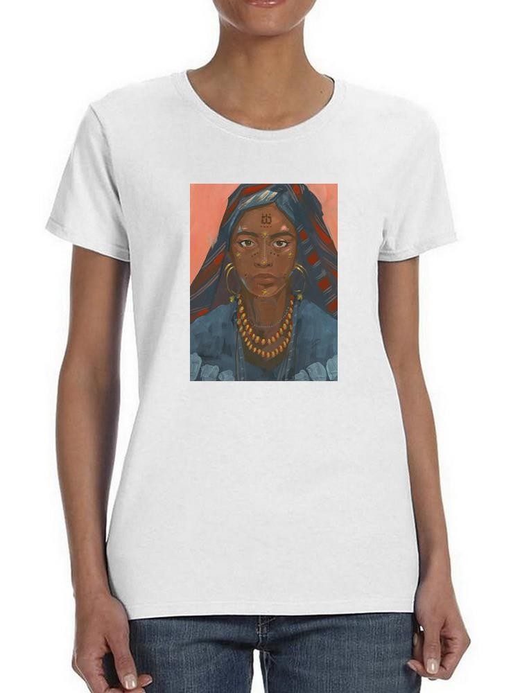 Wodaabe Woman T-shirt -Jacob Green Designs