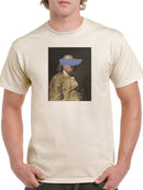 Masked Franklin T-shirt -Jennifer Goldberger Designs