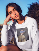 Masked Franklin Sweatshirt -Jennifer Goldberger Designs