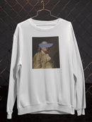 Masked Franklin Sweatshirt -Jennifer Goldberger Designs