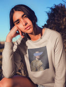 Masked Franklin Sweatshirt -Jennifer Goldberger Designs