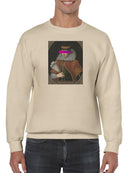 Masked Matoaka Sweatshirt -Jennifer Goldberger Designs