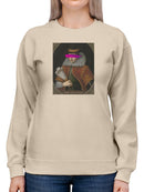 Masked Matoaka Sweatshirt -Jennifer Goldberger Designs