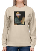 Masked Sequoyah Sweatshirt -Jennifer Goldberger Designs