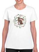 Bunny Folklore Collection C T-shirt -Jennifer Paxton Parker Designs