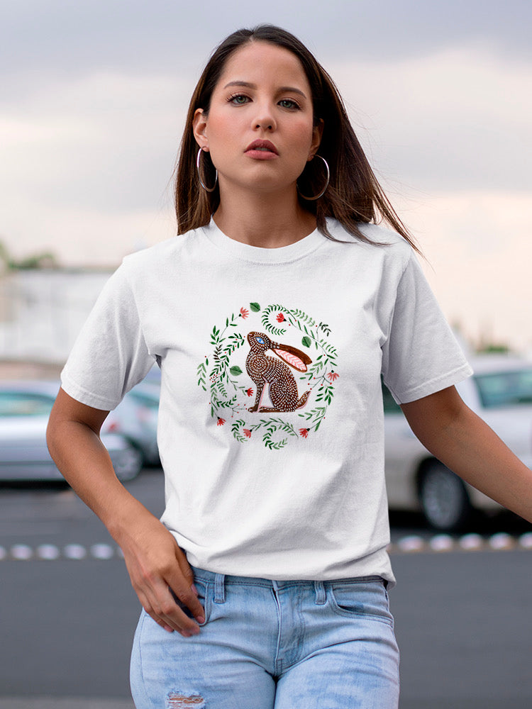 Bunny Folklore Collection C T-shirt -Jennifer Paxton Parker Designs