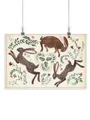 Bunny Folklore Collection A Wall Art -Jennifer Paxton Parker Designs