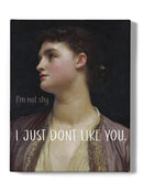 Masterful Snark Not Shy Wall Art -Jennifer Paxton Parker Designs