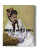 Masterful Snark Sorry I'm Late Wall Art -Jennifer Paxton Parker Designs