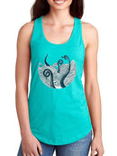 Skilled Sailor Art Racerback Tank -Jennifer Paxton Parker Designs