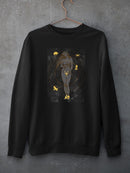 Golden Zodiac Sign Woman Sweatshirt -Jennifer Paxton Parker Designs