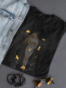 Golden Zodiac Sign Woman T-shirt -Jennifer Paxton Parker Designs