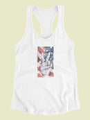 National Anthem B Racerback Tank -Jennifer Paxton Parker Designs