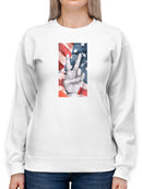 American Peace Sign Sweatshirt -Jennifer Paxton Parker Designs