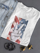 American Peace Sign T-shirt -Jennifer Paxton Parker Designs