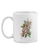 Cardinal Holly Christmas  Mug -Jennifer Paxton Parker Designs