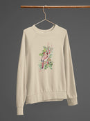 Cardinal Holly Christmas  Sweatshirt -Jennifer Paxton Parker Designs