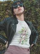 Cardinal Holly Christmas  T-shirt -Jennifer Paxton Parker Designs