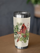 Cardinal Holly Christmas. Tumbler -Jennifer Paxton Parker Designs