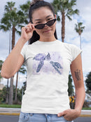 Cute Turtles Watercolor T-shirt -Jennifer Paxton Parker Designs