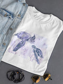 Cute Turtles Watercolor T-shirt -Jennifer Paxton Parker Designs