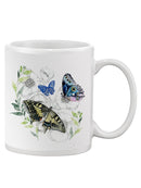 Butterfly Floral Mug -Jennifer Paxton Parker Designs