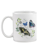 Butterfly Floral Mug -Jennifer Paxton Parker Designs