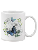 Floral Butterflies Mug -Jennifer Paxton Parker Designs