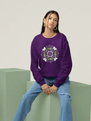 Butterfly Mandala I Sweatshirt -Jennifer Paxton Parker Designs