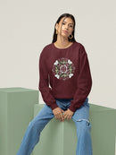 Butterfly Mandala I Sweatshirt -Jennifer Paxton Parker Designs