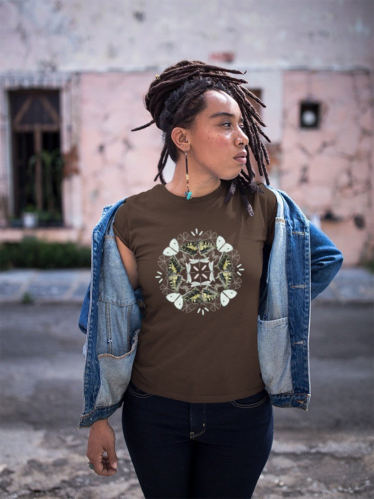 Butterfly Mandala I T-shirt -Jennifer Paxton Parker Designs