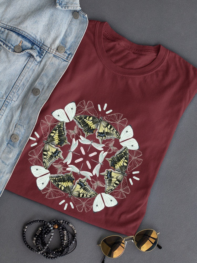 Butterfly Mandala I T-shirt -Jennifer Paxton Parker Designs