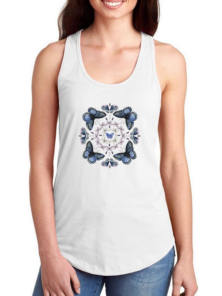 Butterfly Mandala Ii T-shirt -Jennifer Paxton Parker Designs