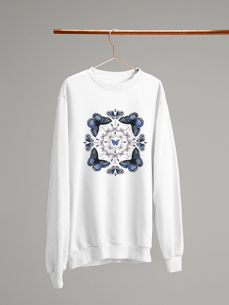 Butterfly Mandala Ii Sweatshirt -Jennifer Paxton Parker Designs
