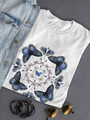 Butterfly Mandala Ii T-shirt -Jennifer Paxton Parker Designs