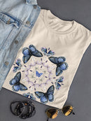 Butterfly Mandala Ii T-shirt -Jennifer Paxton Parker Designs