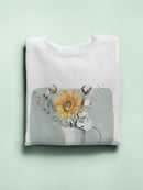 Cotton Bouquet I Sweatshirt -Jennifer Paxton Parker Designs