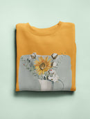 Cotton Bouquet I Sweatshirt -Jennifer Paxton Parker Designs