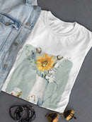 Cotton Bouquet I T-shirt -Jennifer Paxton Parker Designs