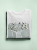 Cotton Bouquet Ii Sweatshirt -Jennifer Paxton Parker Designs
