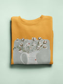 Cotton Bouquet Ii Sweatshirt -Jennifer Paxton Parker Designs