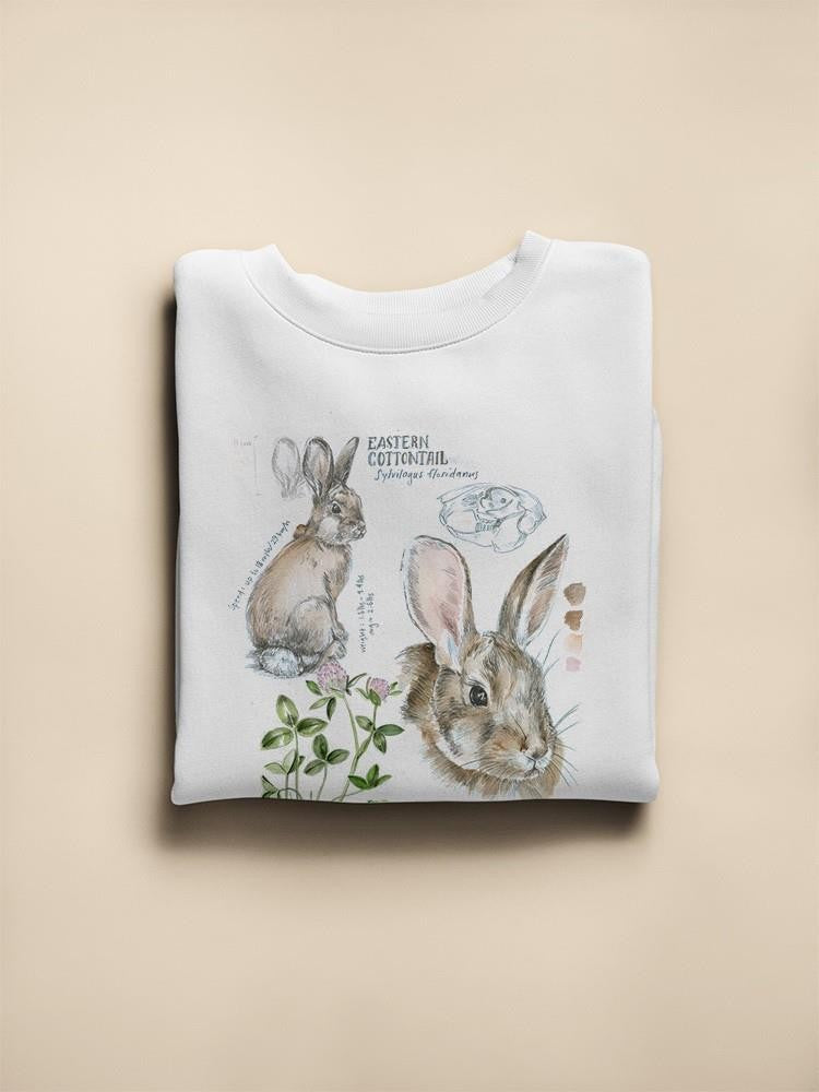 Wildlife Journal. Hare Sweatshirt -Jennifer Paxton Parker Designs