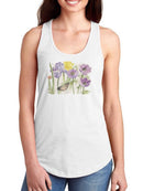 Lacey Flowers T-shirt -Jennifer Paxton Parker Designs