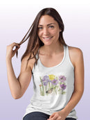 Lacey Flowers T-shirt -Jennifer Paxton Parker Designs