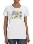 Lacey Flowers T-shirt -Jennifer Paxton Parker Designs