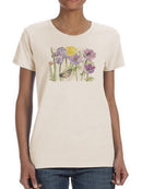 Lacey Flowers T-shirt -Jennifer Paxton Parker Designs
