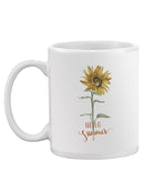 Hello Summer Sunflower Mug -Jennifer Paxton Parker Designs